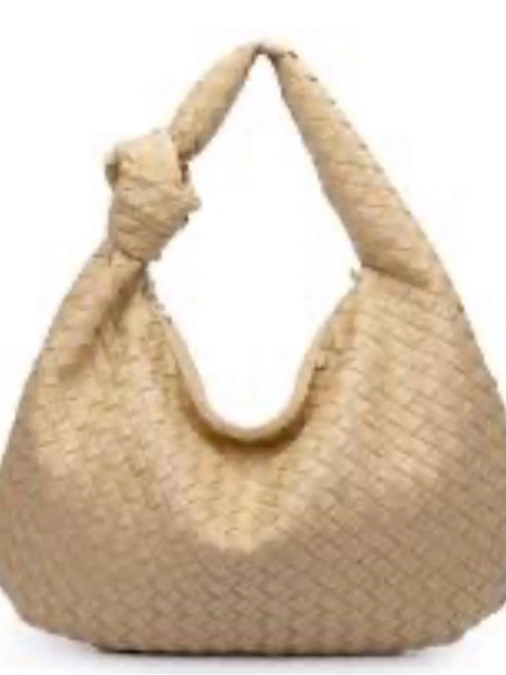 Urban Expressions Knotted butter cream Hobo Bag
